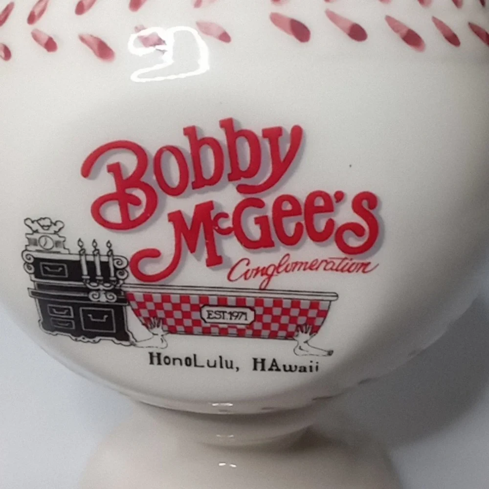 baseball cup Bobby McGee's Conglomeration Honolulu Hawaii souvenir